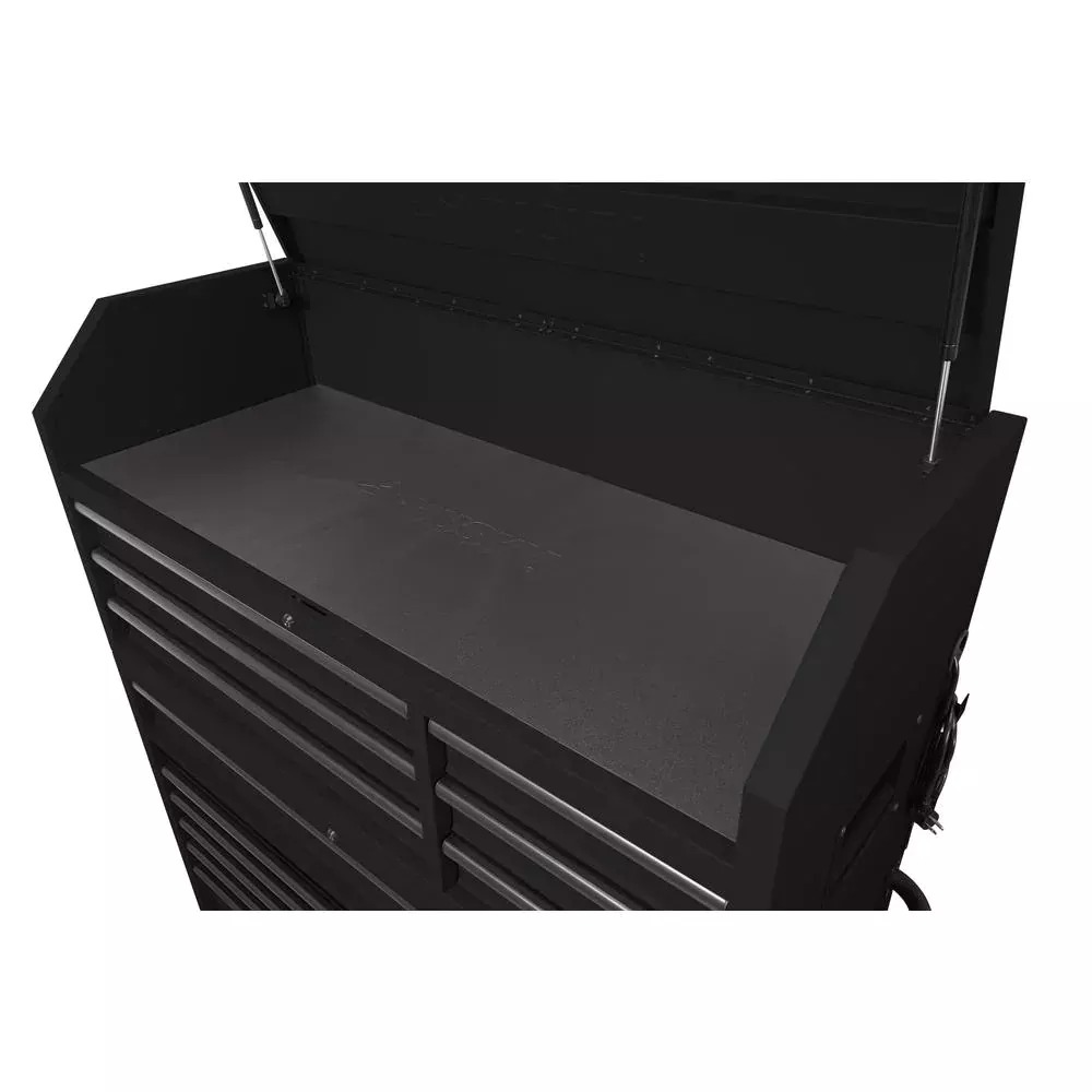 HEAVY-DUTY 56 IN. W 18-DRAWER COMBINATION TOOL CHEST AND CABINET SET, MATTE BLACK-Kikonat