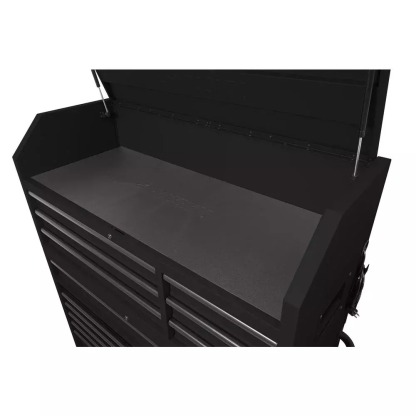 HEAVY-DUTY 56 IN. W 18-DRAWER COMBINATION TOOL CHEST AND CABINET SET, MATTE BLACK-Kikonat