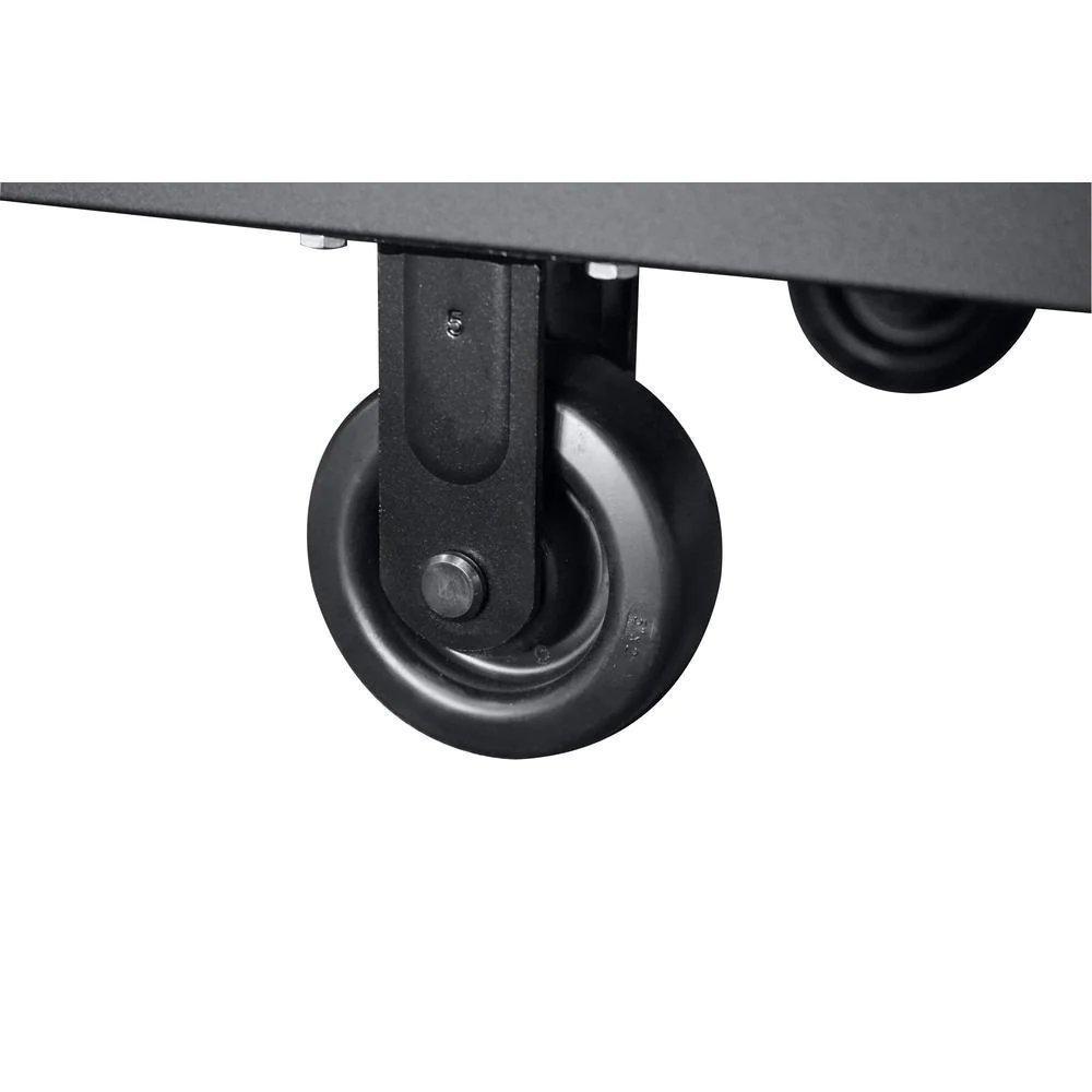 80 in. W 10-Drawer, Deep Combination Tool Chest and Rolling Cabinet Set in Matte Black (3-Piece)-Kikonat