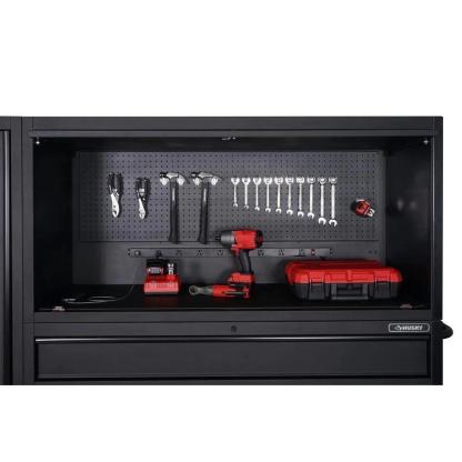 80 in. W 10-Drawer, Deep Combination Tool Chest and Rolling Cabinet Set in Matte Black (3-Piece)-Kikonat