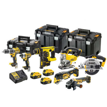 DCK755PTX XR Li-Ion 18V 7 Piece Kit 3 x 5.0Ah Batteries-Kikonat