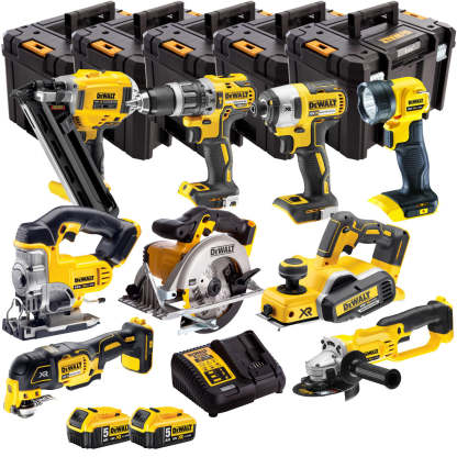 DEWT4TKIT17 18V XR 9 Piece with 2 x 5.0Ah Li-ion KIT-Kikonat
