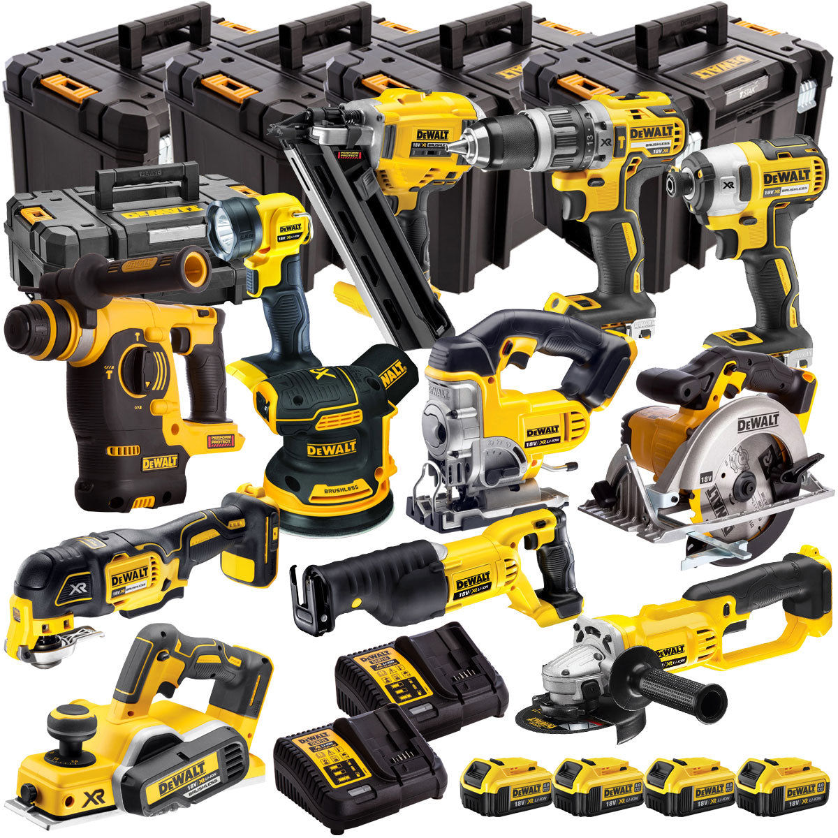 DCKT4T12AP4 18V XR 12 Piece with 4 x 5.0Ah Li-ion KIT-Kikonat