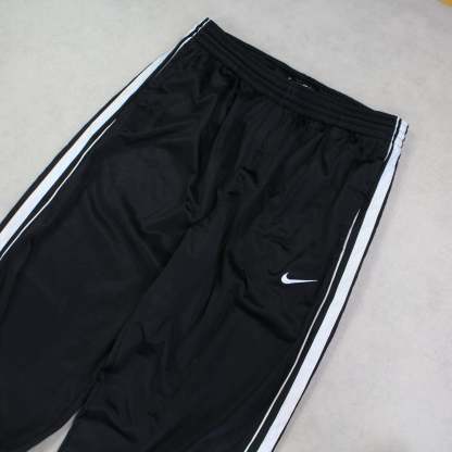 RARE 2000s Trackpants Black-Kikonat