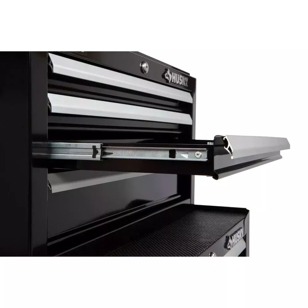 26 IN. W 4-DRAWER TOOL CHEST IN GLOSS BLACK-Kikonat