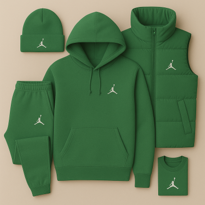 JRD Streetwear Set - Hoodie, Pants and Vest-Kikonat