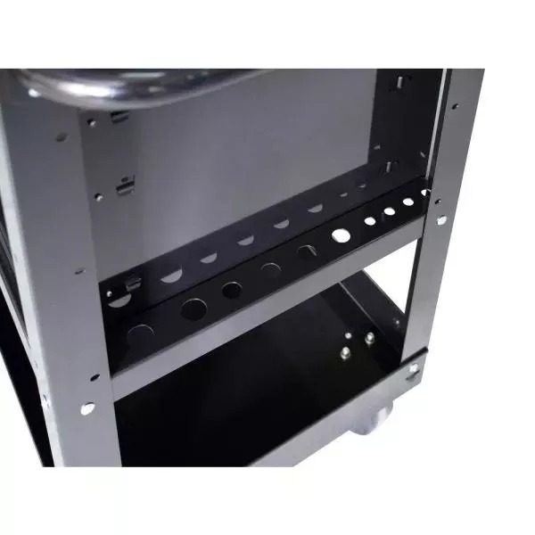 33 IN. W 4-DRAWER MECHANICS TOOL UTILITY CART IN GLOSS BLACK-Kikonat