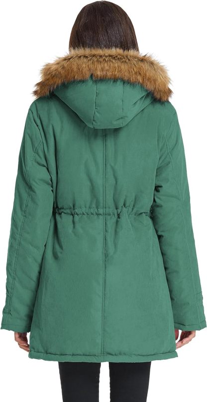 Winter Wool Women's Parka Jacket-Kikonat