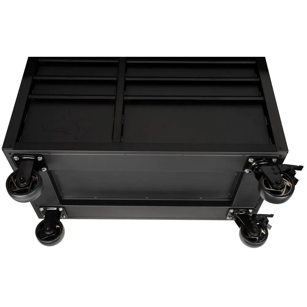 Industrial 41 in. W x 21.5 in. D 15-Drawer Tool Chest and Cabinet Combo in Matte Black-Kikonat