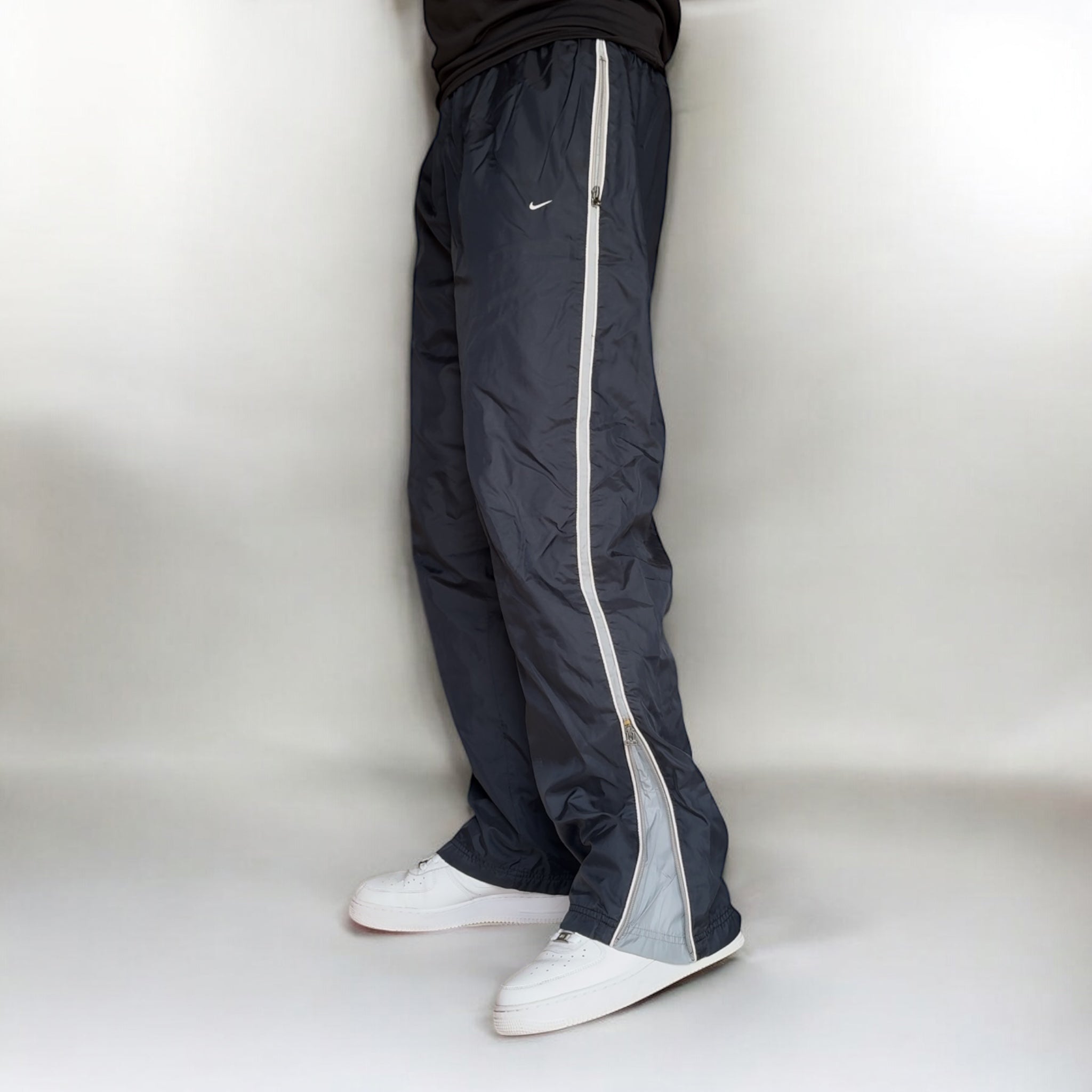 RARE 2000s Trackpants Navy-Kikonat