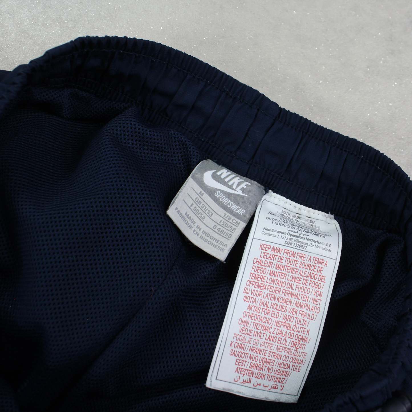 RARE 2000s Trackpants Navy-Kikonat