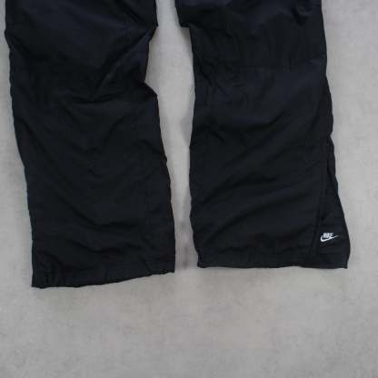 RARE 2000s Baggy Trackpants Black-Kikonat