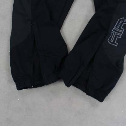 RARE 2000s Air Trackpants Black-Kikonat