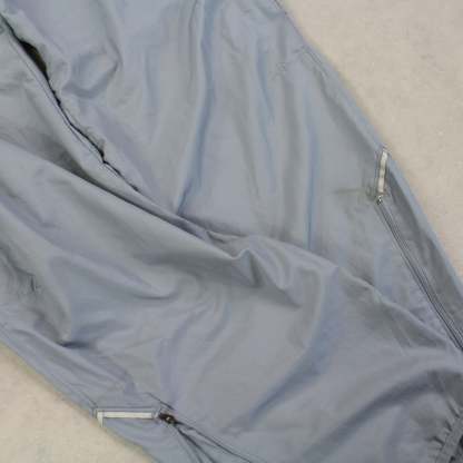 RARE 2000s Baggy Trackpants Grey-Kikonat