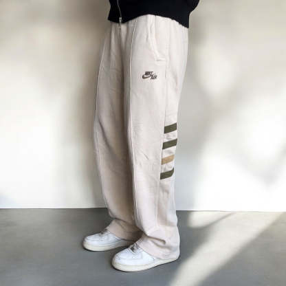 RARE 2000s Baggy Joggers Cream-Kikonat