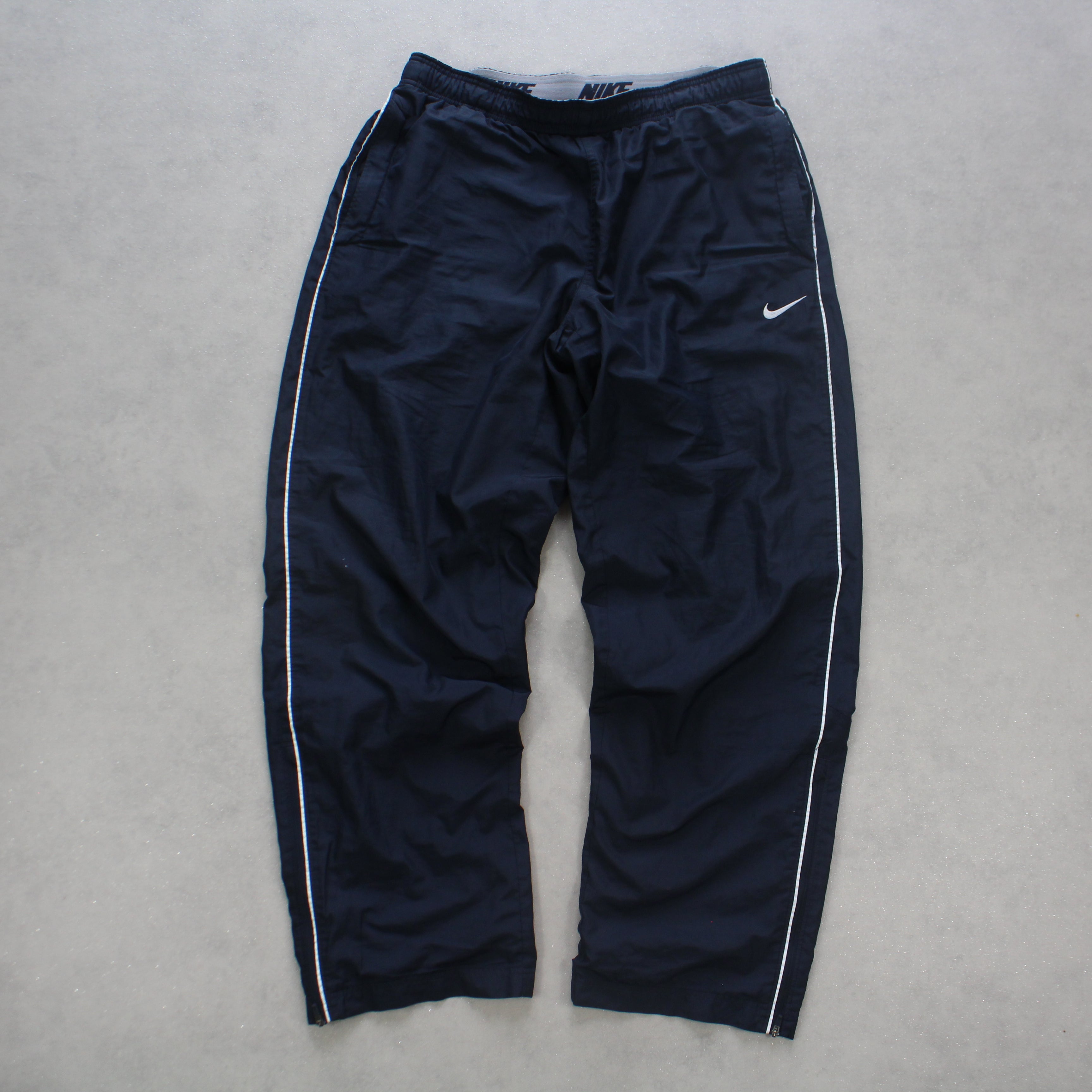 RARE 2000s Baggy Trackpants Navy-Kikonat