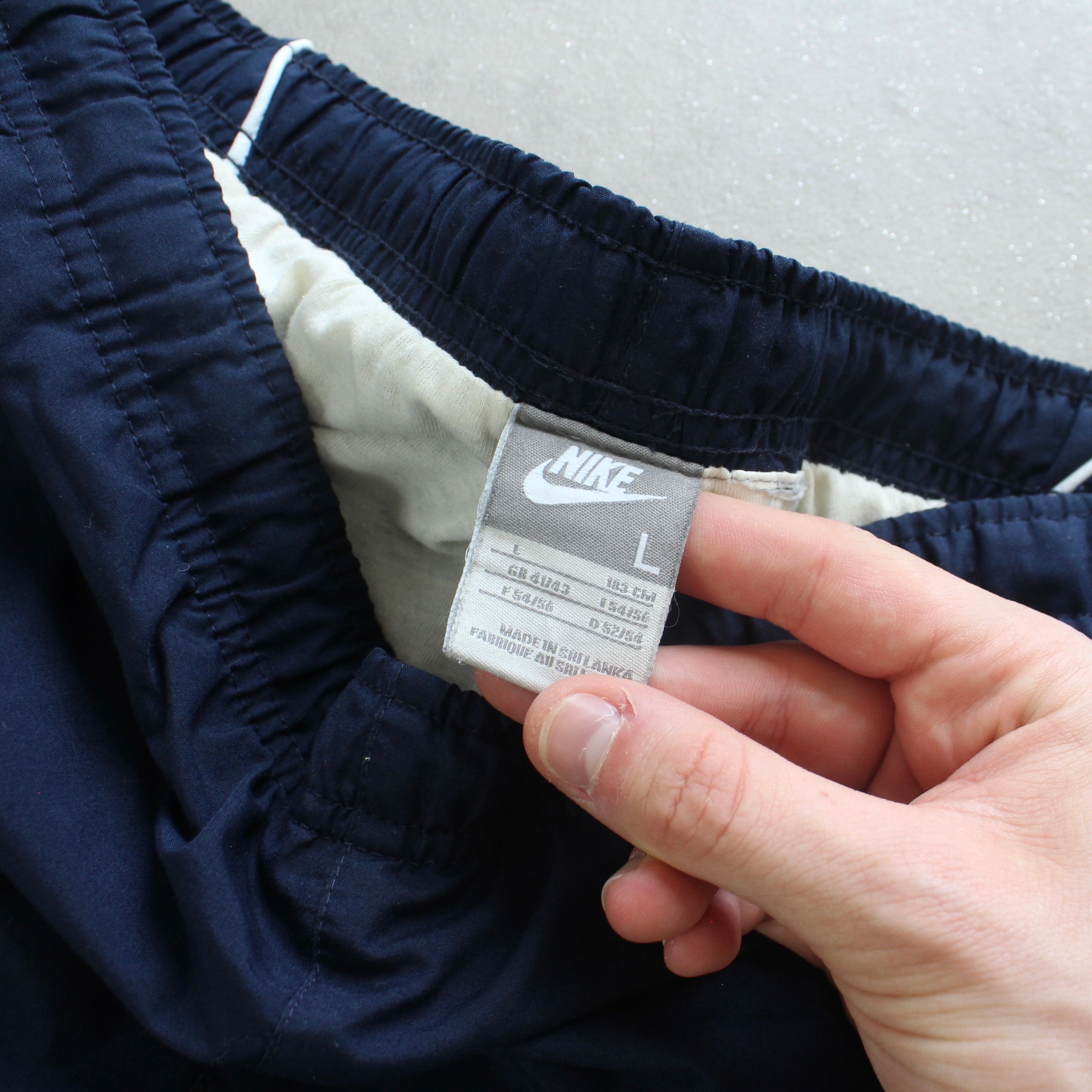 RARE 2000s Baggy Trackpants Navy-Kikonat