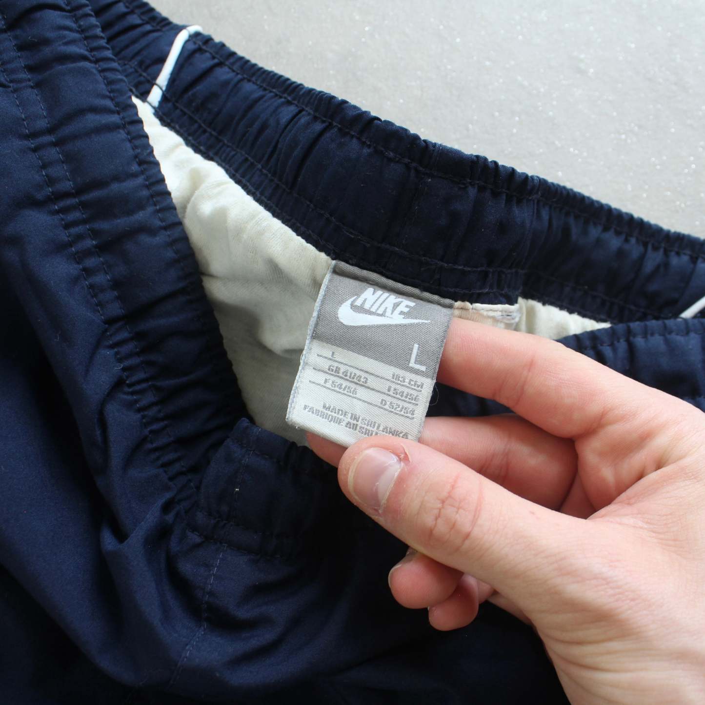 RARE 2000s Baggy Trackpants Navy-Kikonat