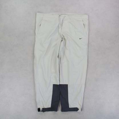 RARE 00s Trackpants Cream-Kikonat