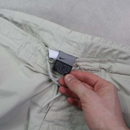 RARE 00s Trackpants Cream-Kikonat