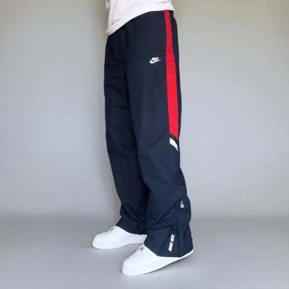 RARE 2000s Baggy Trackpants Navy-Kikonat