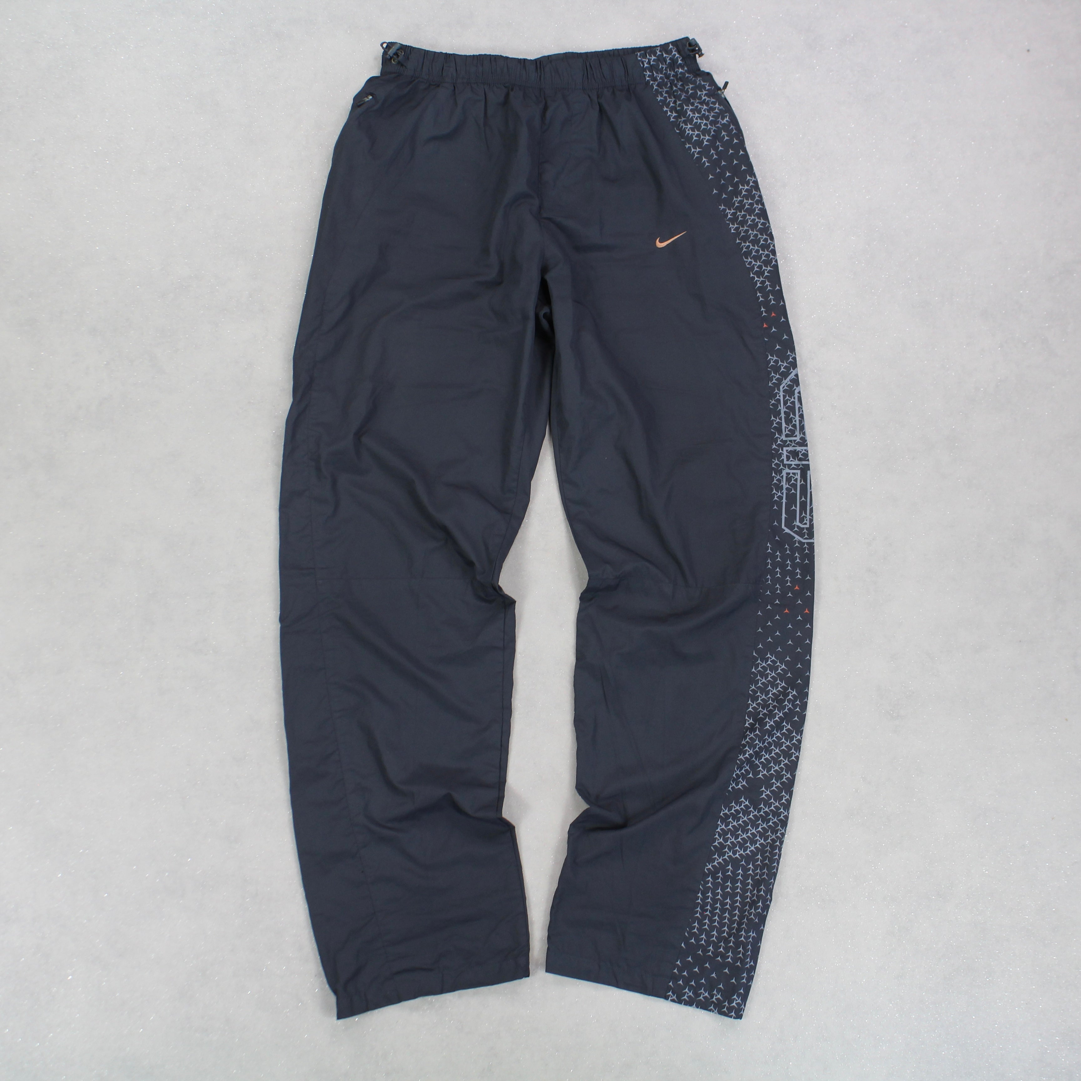 RARE 2000s Baggy Air Trackpants Grey-Kikonat