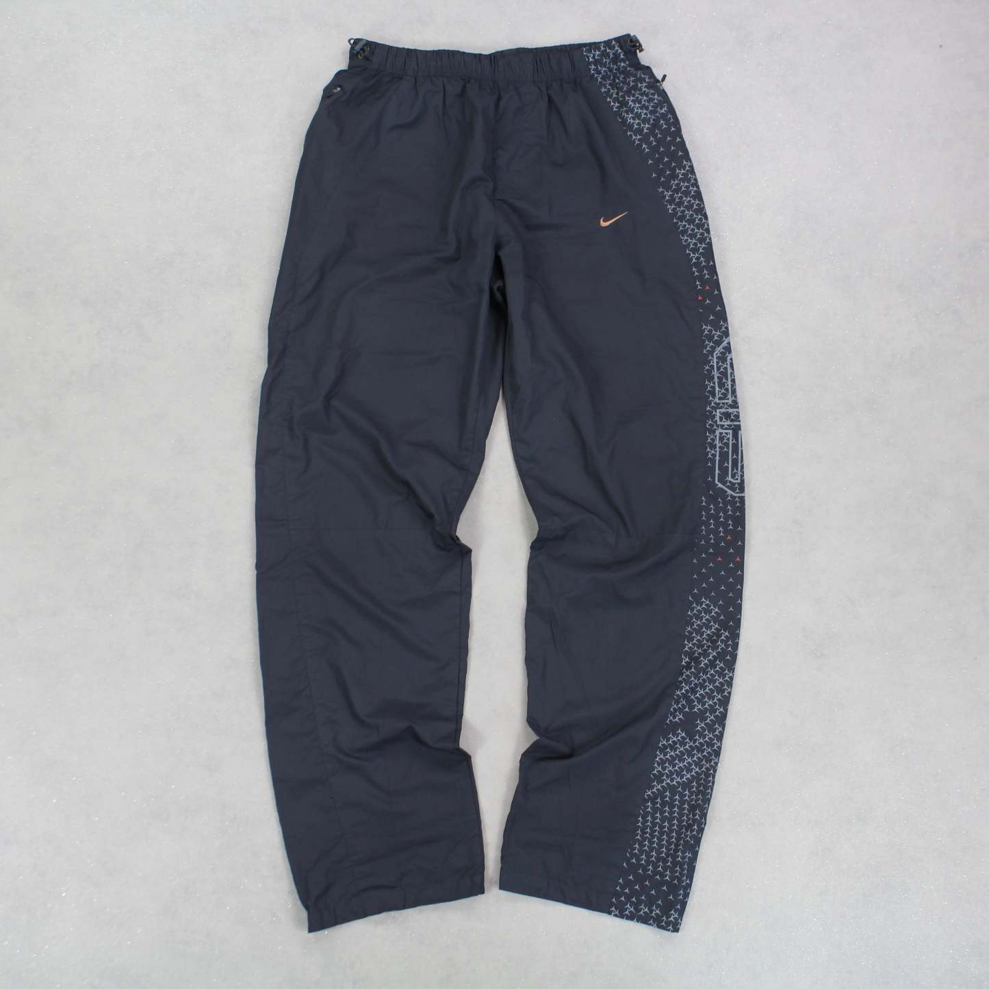 RARE 2000s Baggy Air Trackpants Grey-Kikonat