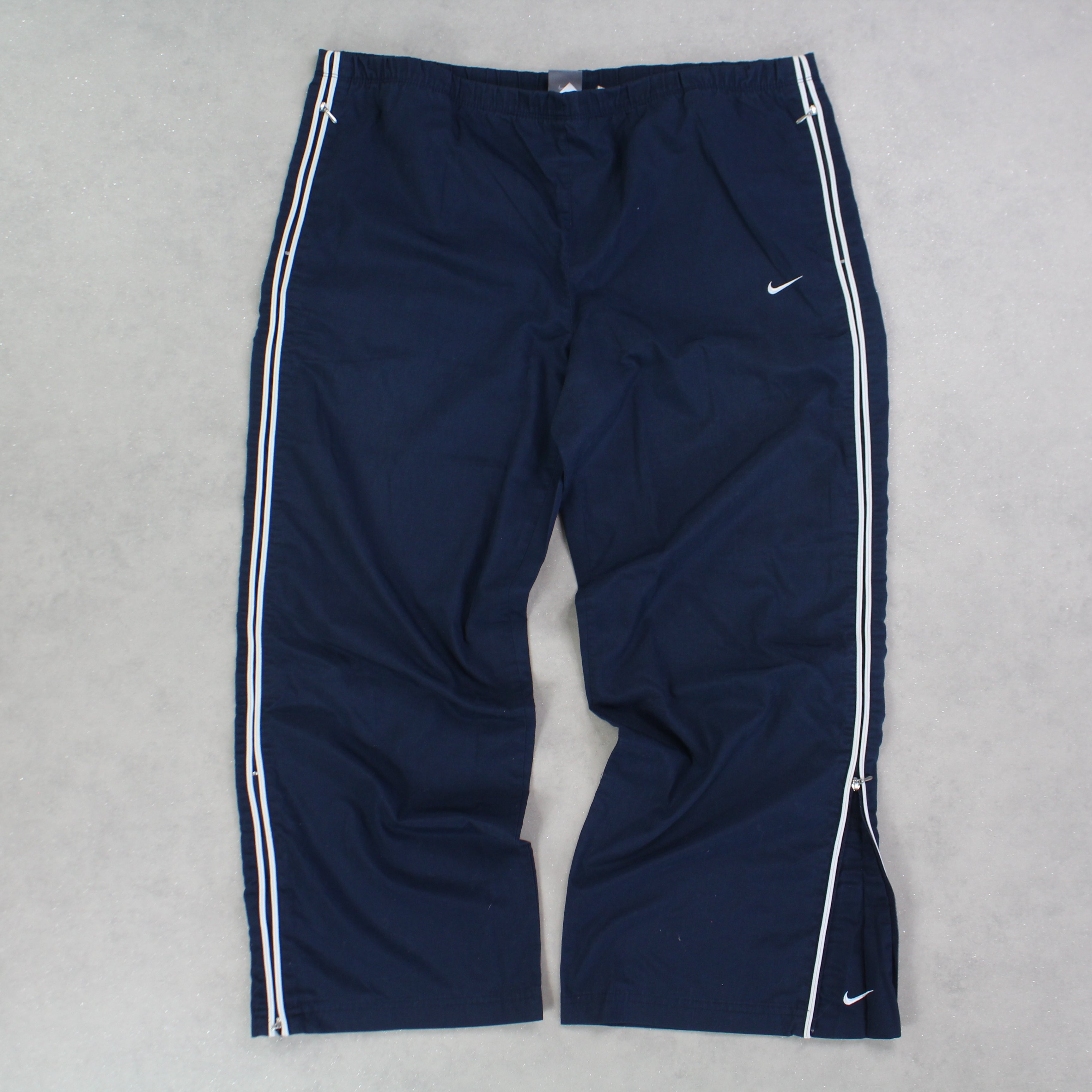 SUPER RARE 2000s Baggy Trackpants Navy-Kikonat