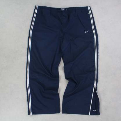 SUPER RARE 2000s Baggy Trackpants Navy-Kikonat