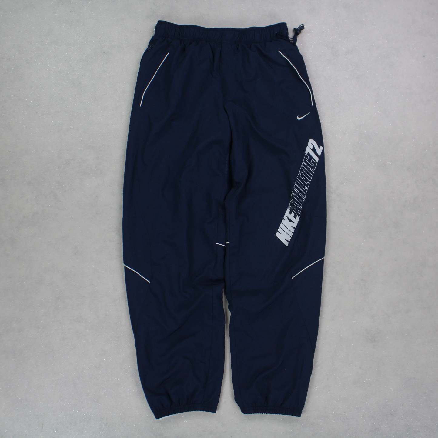 RARE 2000s 72 Trackpants Navy-Kikonat