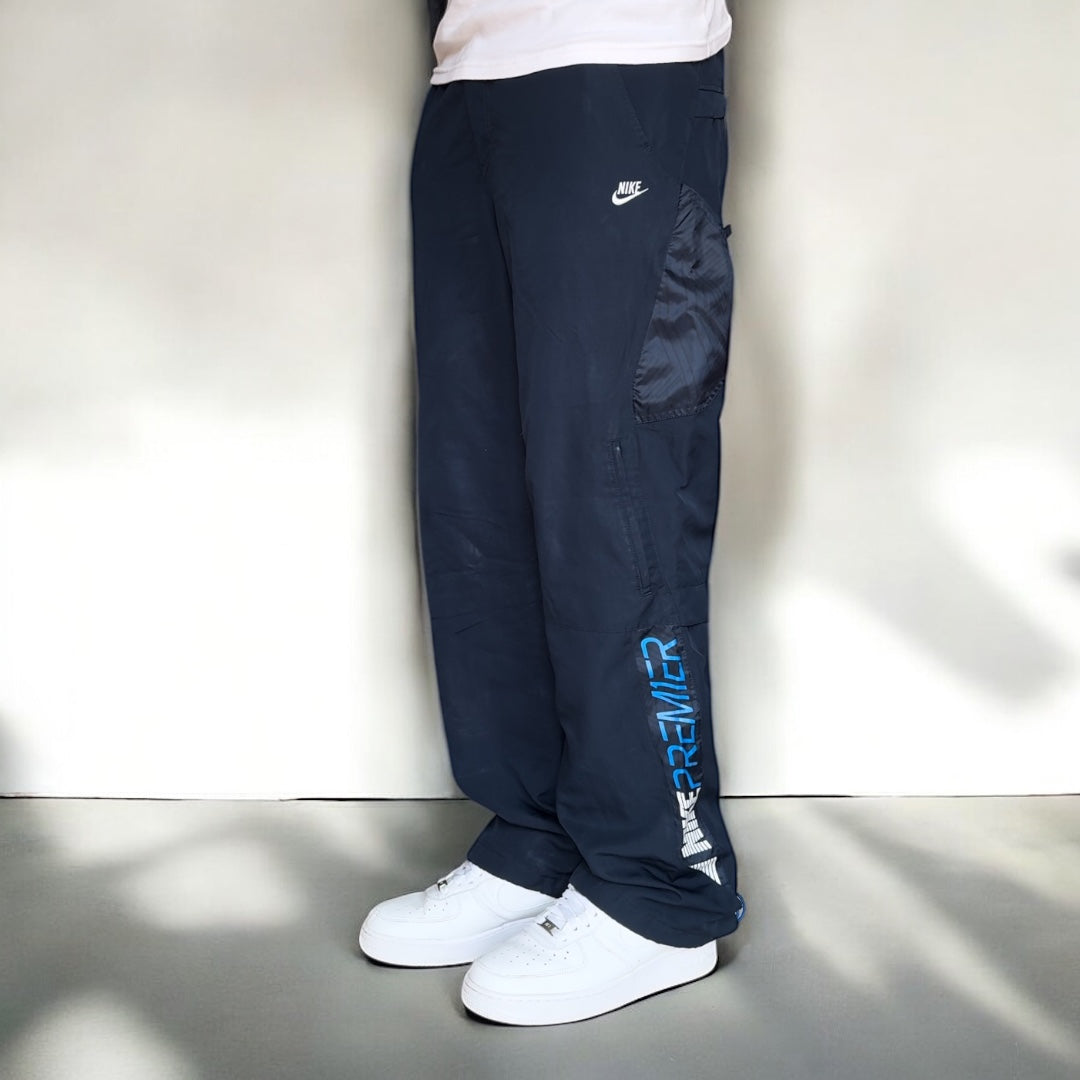 RARE 2000s Trackpants Navy-Kikonat