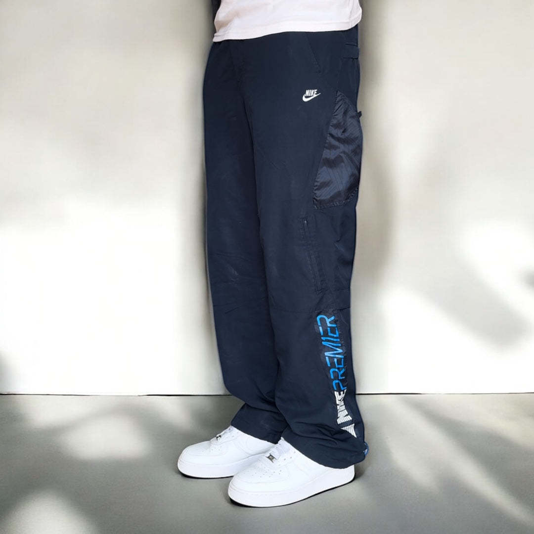RARE 2000s Trackpants Navy-Kikonat