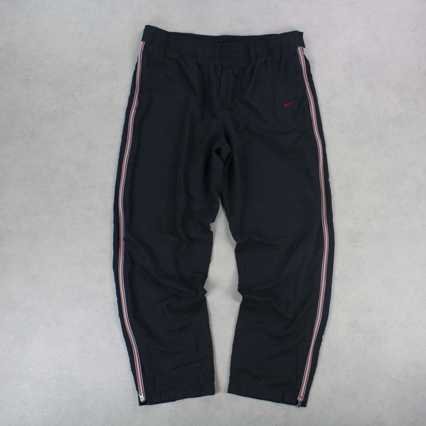 RARE 2000s Baggy Trackpants Grey-Kikonat