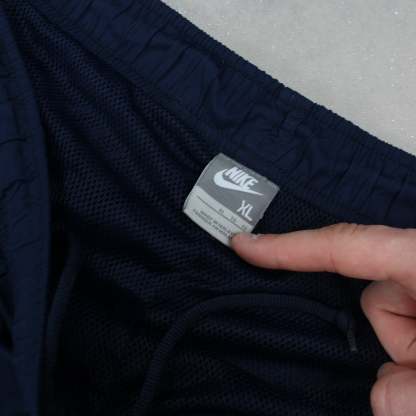 RARE 2000s Baggy Trackpants Navy-Kikonat