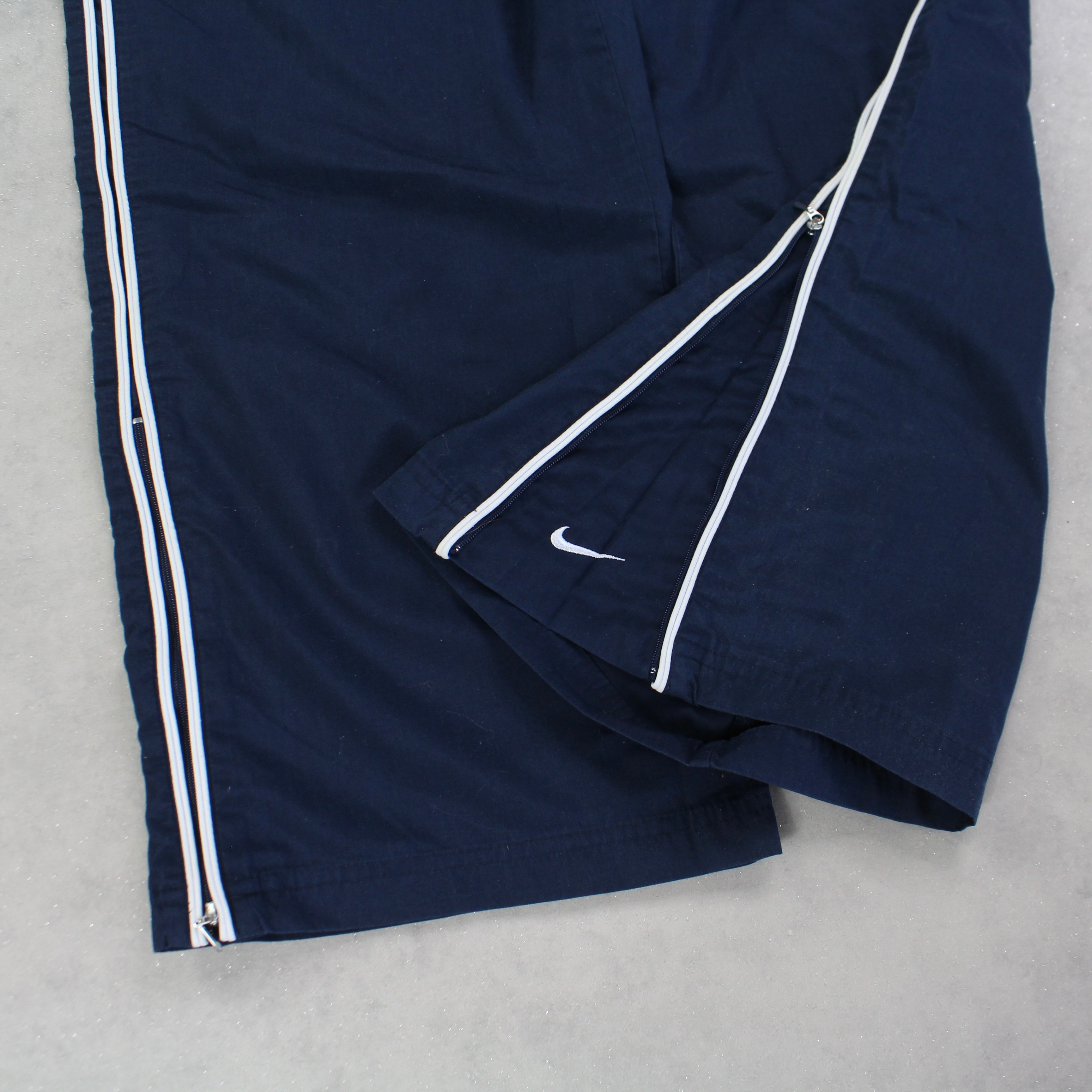 SUPER RARE 2000s Baggy Trackpants Navy-Kikonat