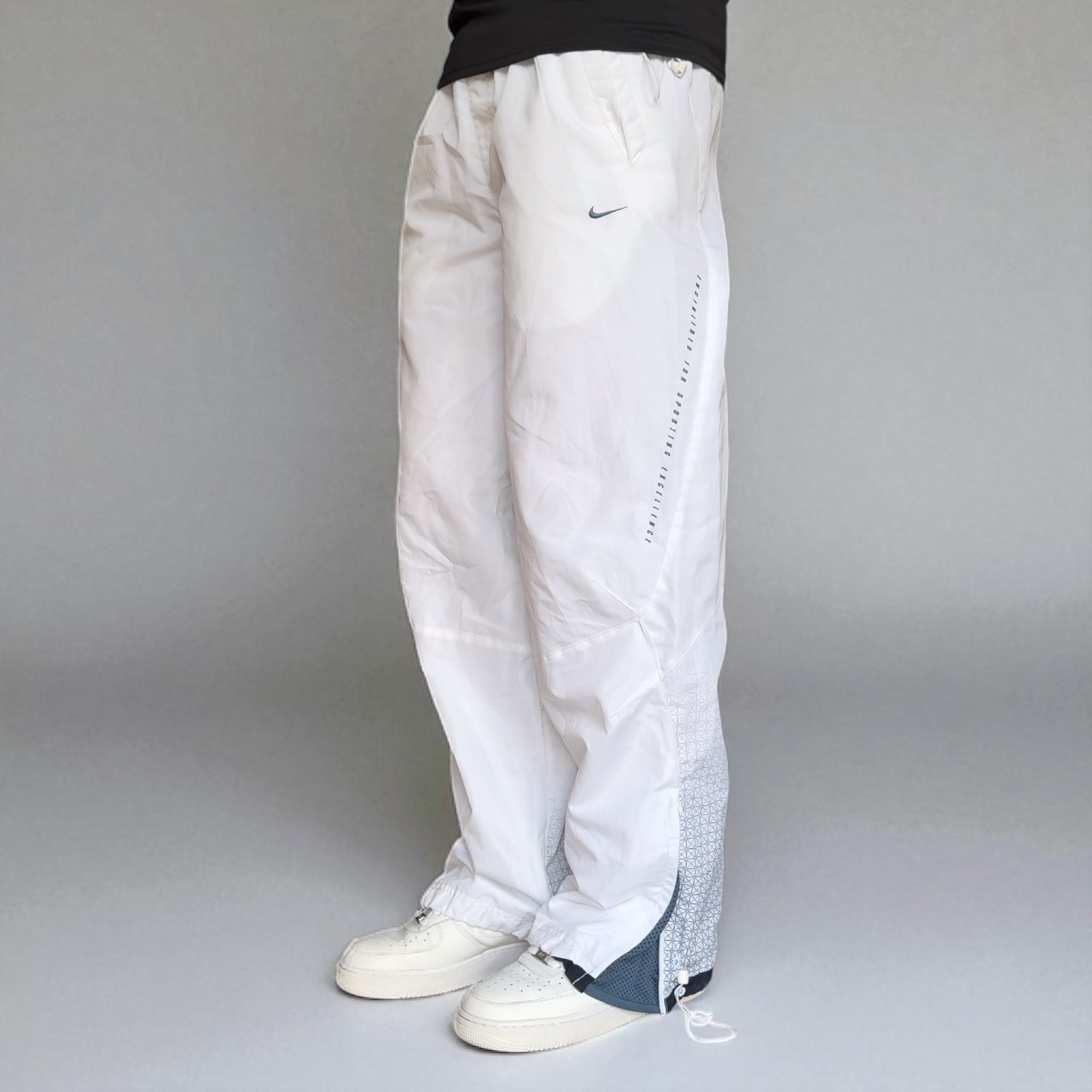 SUPER RARE 00s Trackpants White-Kikonat