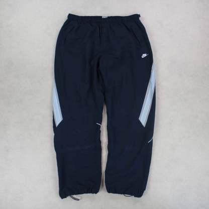 RARE 00s Baggy Trackpants Navy-Kikonat