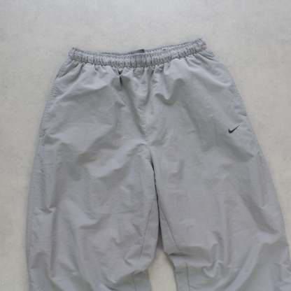 RARE 2000s Baggy Trackpants Grey-Kikonat