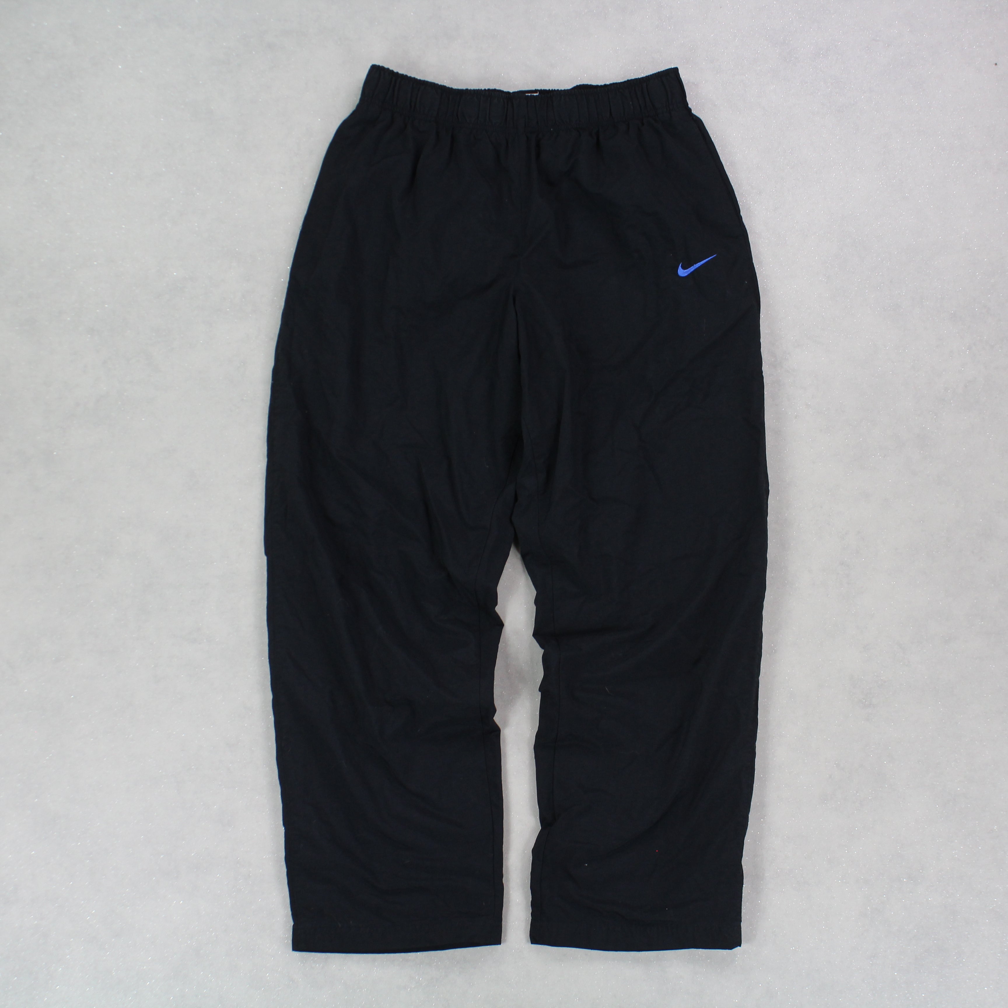 RARE 2000s Baggy Trackpants Black-Kikonat