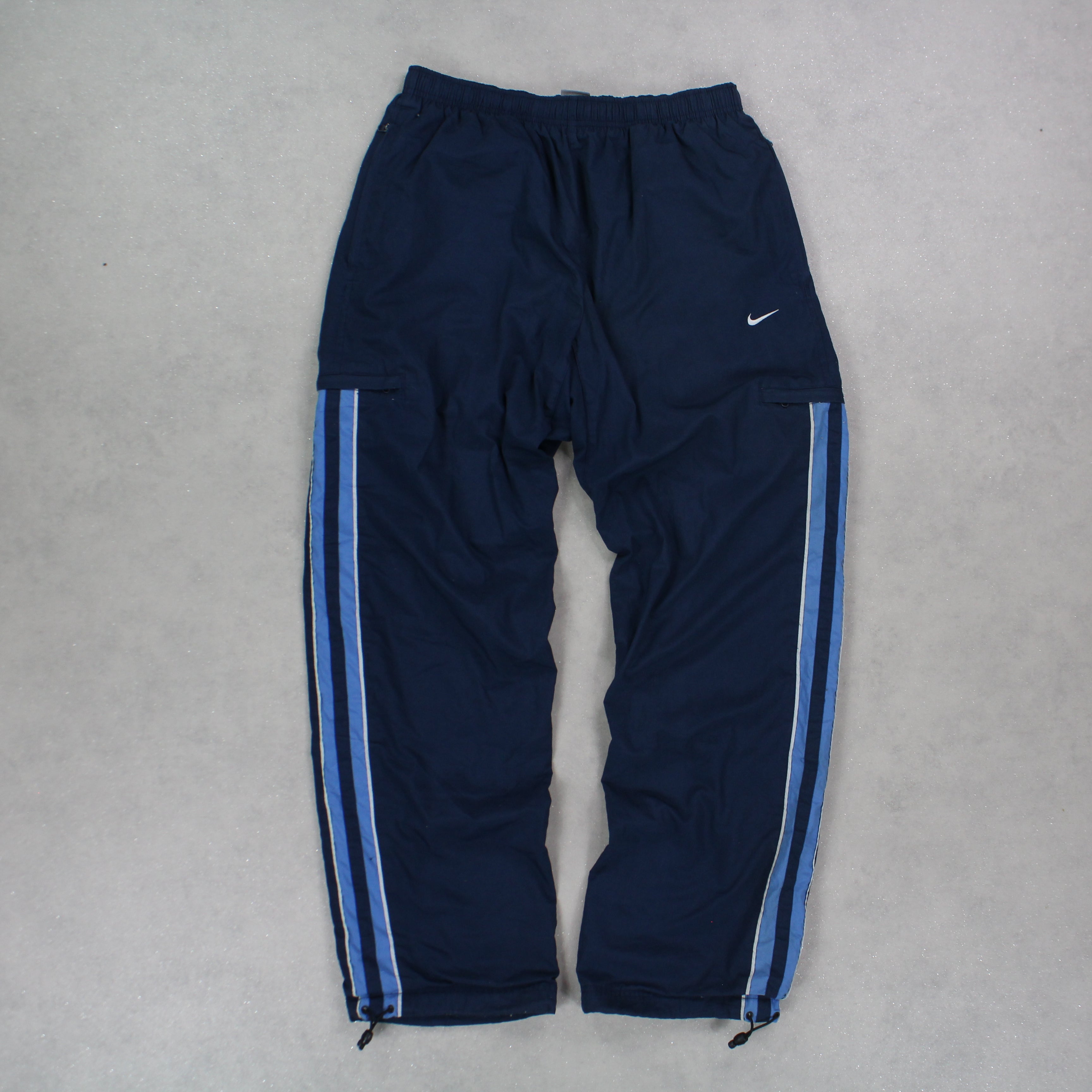 RARE 2000s Trackpants Navy-Kikonat