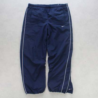 RARE 2000s Baggy Trackpants Navy-Kikonat