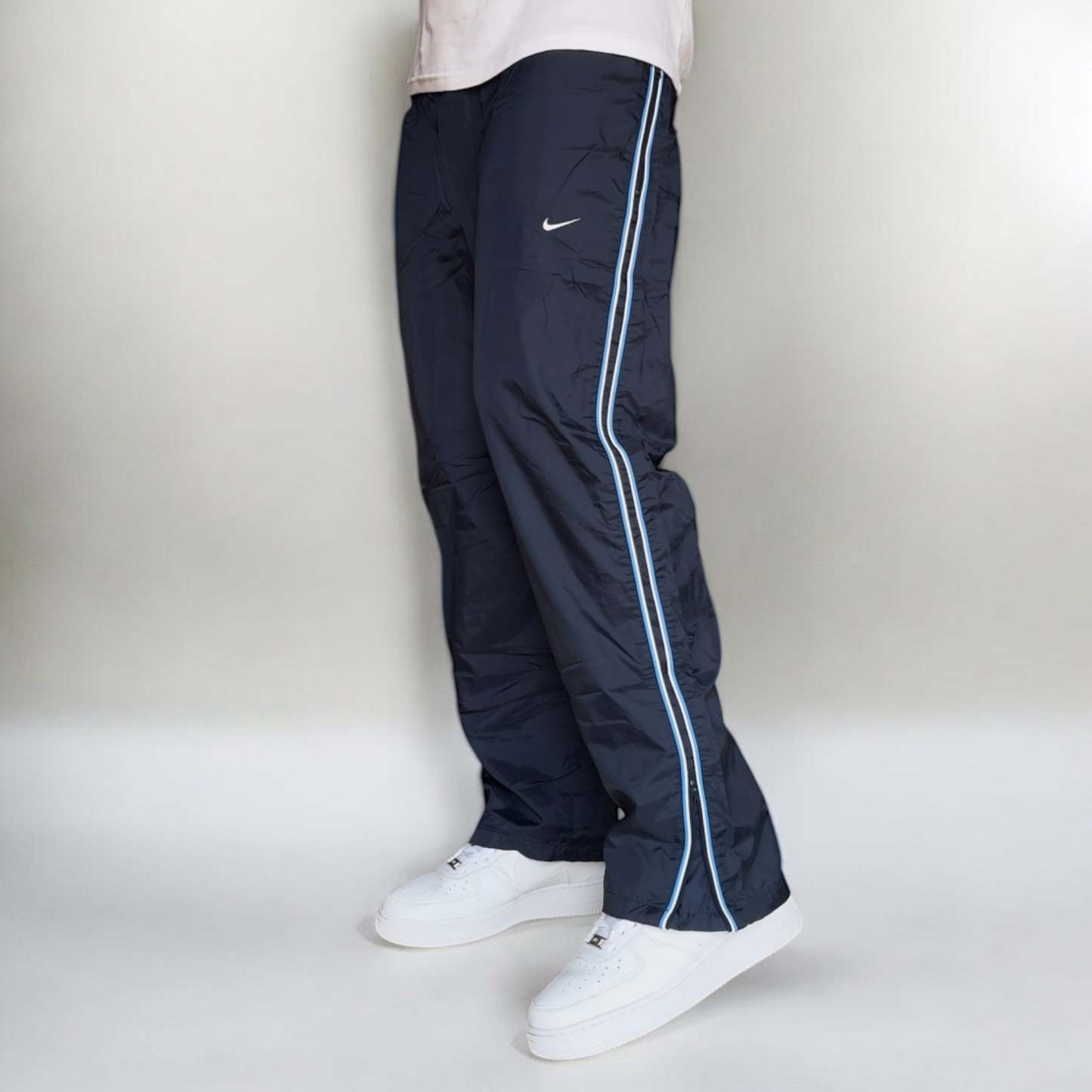 SUPER RARE 2000s Trackpants Navy-Kikonat