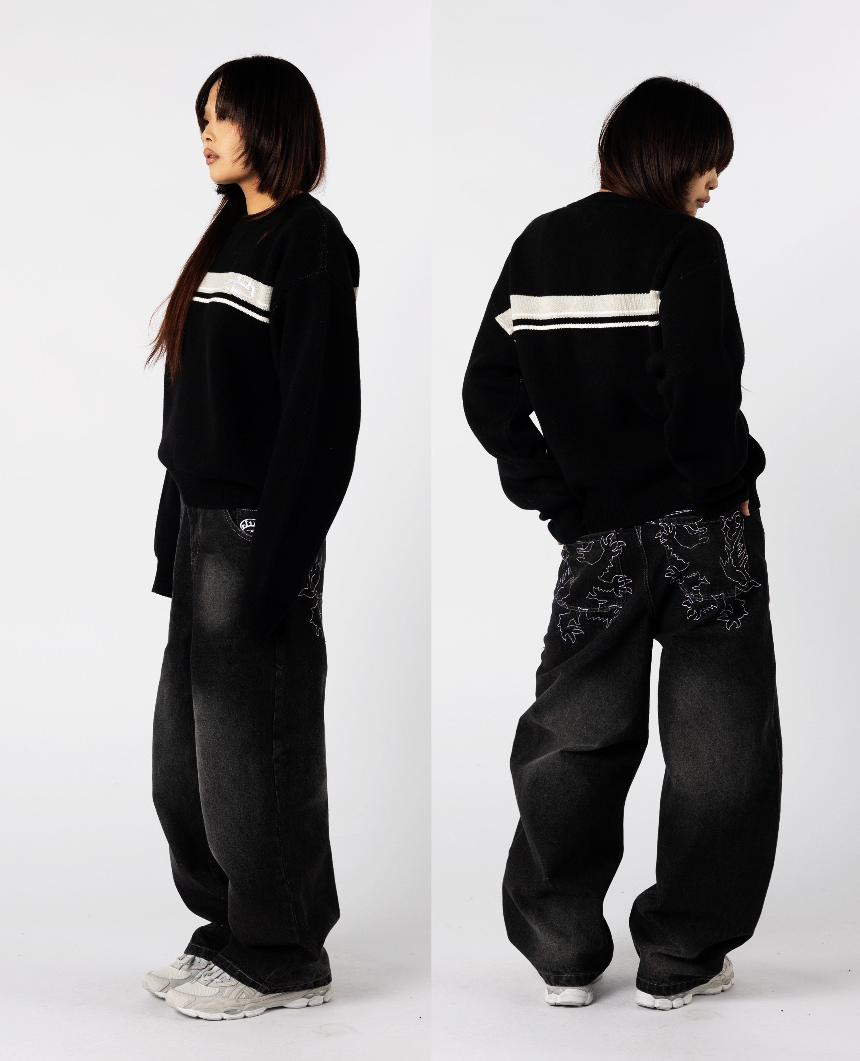 DARK LINE KNIT-Kikonat