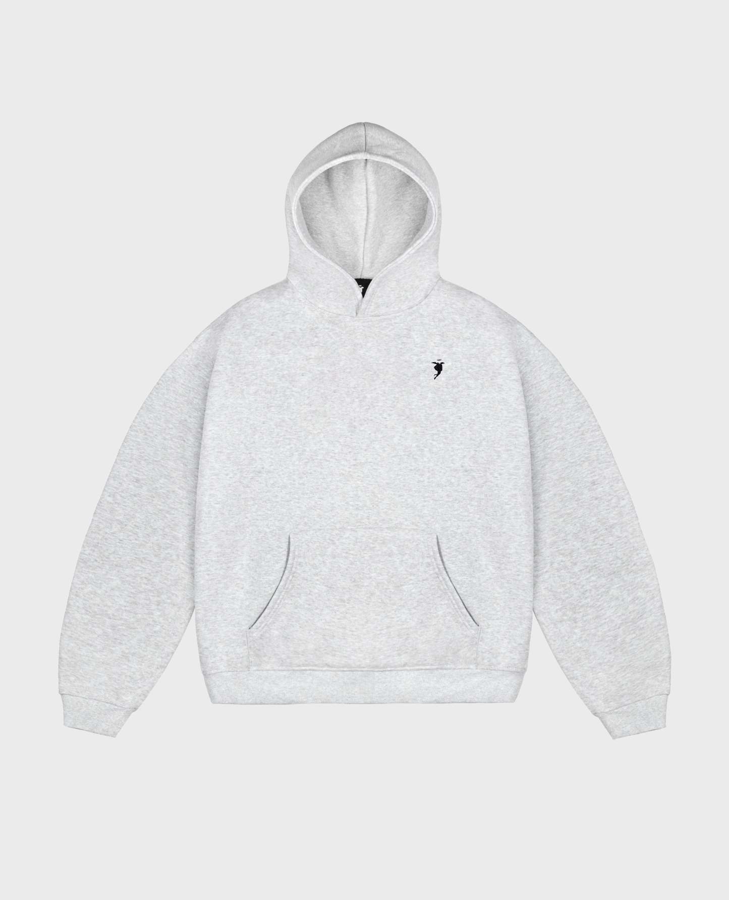 MOTTLED GREY HOODIE-Kikonat