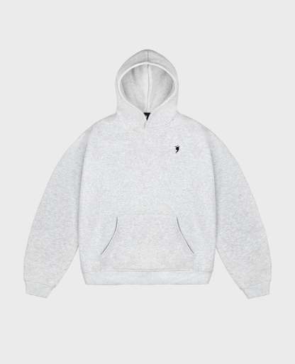 MOTTLED GREY HOODIE-Kikonat