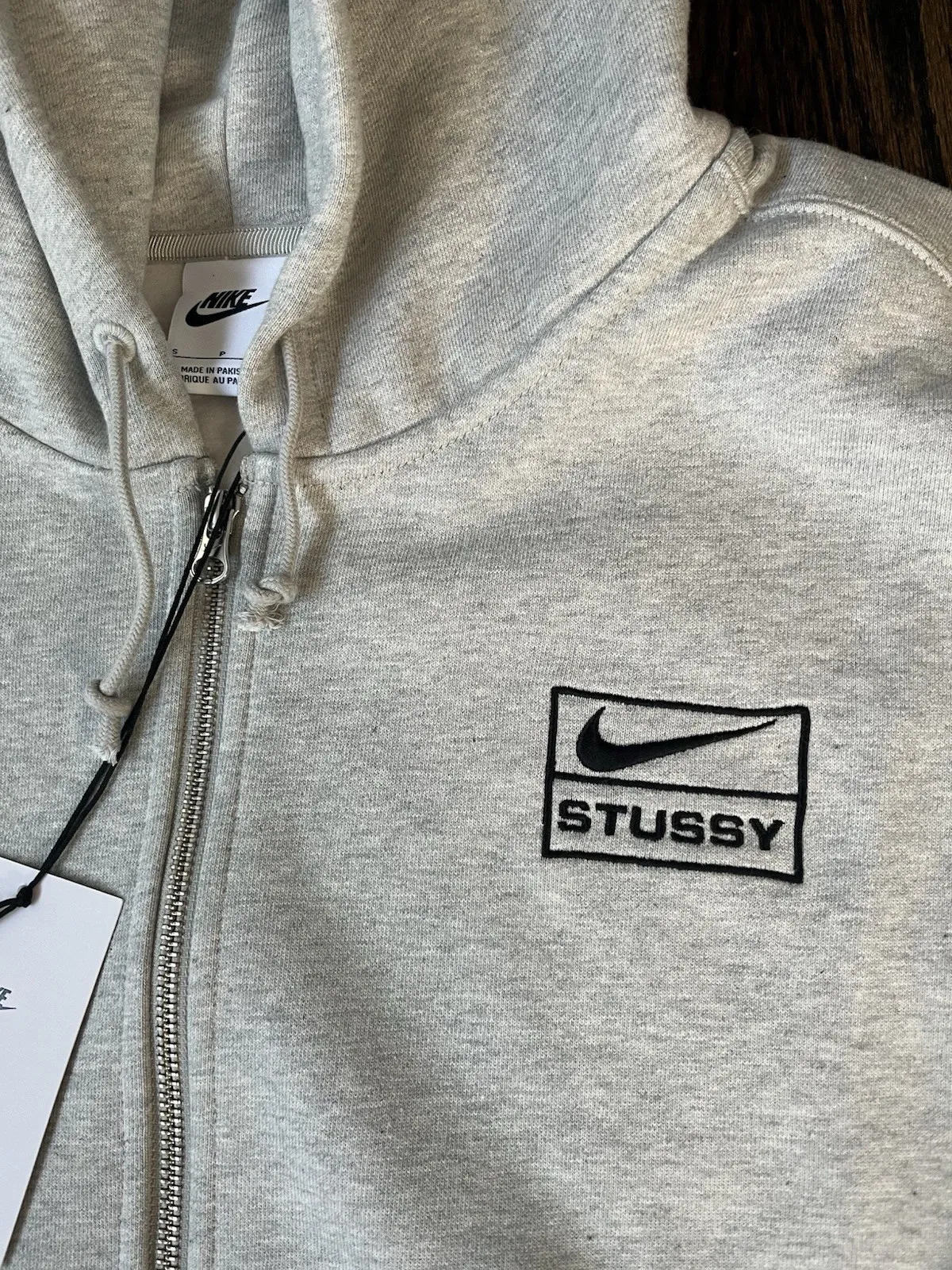 STONE WSHD FLEECE ZIP HOODIE-Kikonat