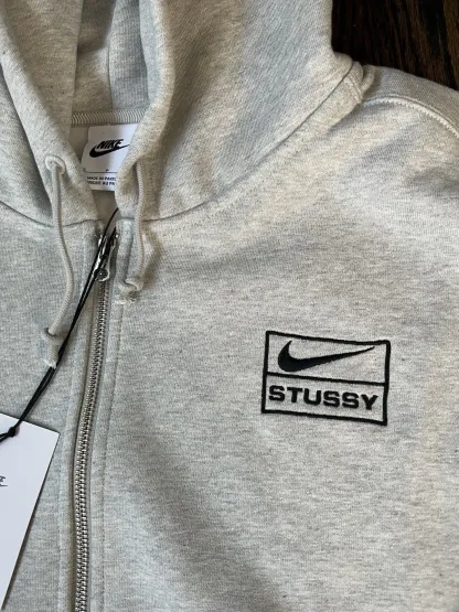 STONE WSHD FLEECE ZIP HOODIE-Kikonat