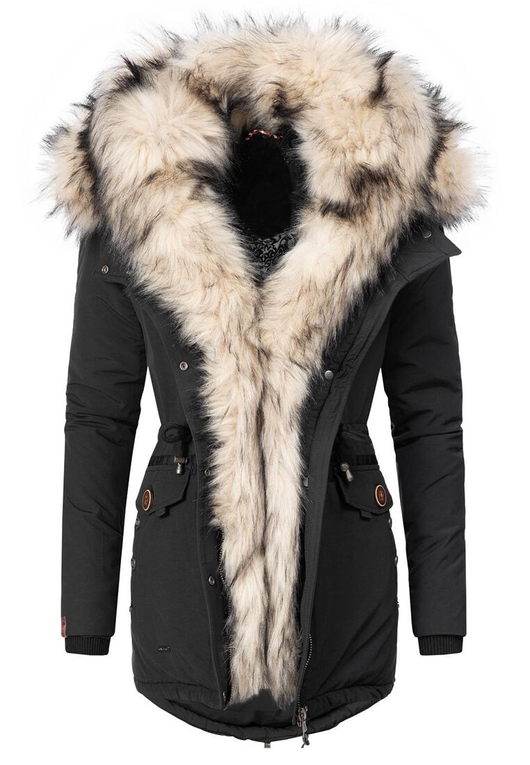 CLASSIC CORAL RED COAT WITH HOODIE