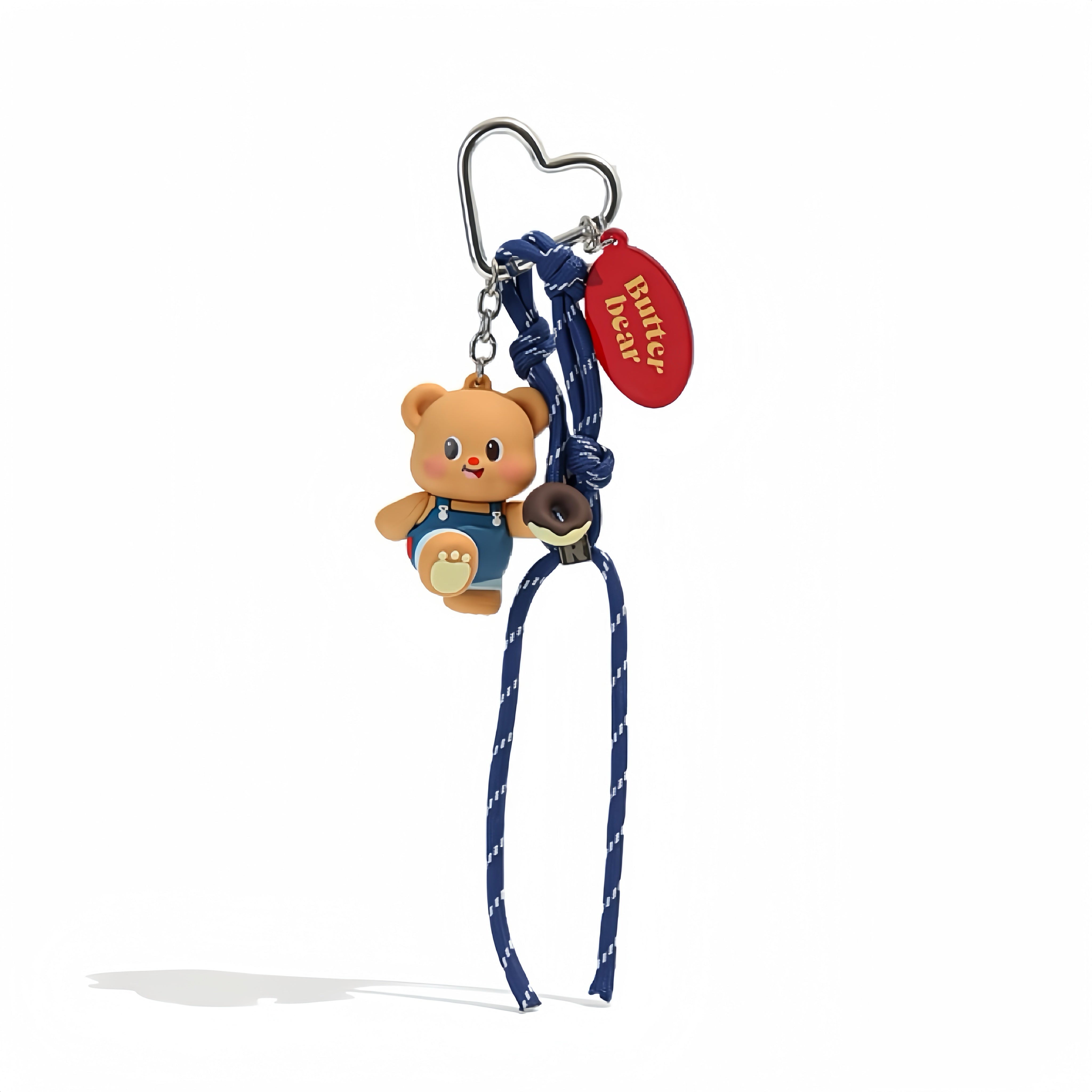 Butter Bear Bag Charm