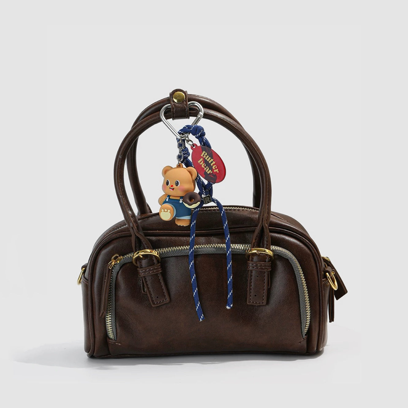 Butter Bear Bag Charm